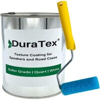 Acry-Tech DuraTex White 1 Quart Roller Grade Cabinet Texture Coating Kit with Textured 3" Roller